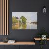 Houses on the Achterzaan by Claude Monet Standard Canvas