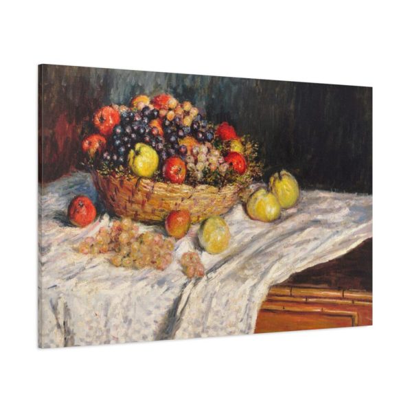 91638-325.jpg Apples and Grapes by Claude Monet Standard Canvas
