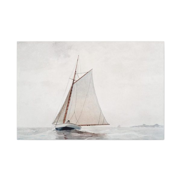 91638-36.jpg Sailing off Gloucester by Winslow Homer Standard Canvas