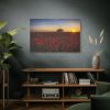 Red Poppies in the Sunset Standard Canvas