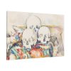 The Three Skulls by Paul Cézanne Standard Canvas