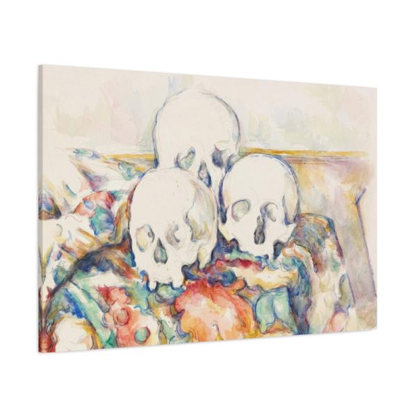 The Three Skulls by Paul Cézanne Standard Canvas