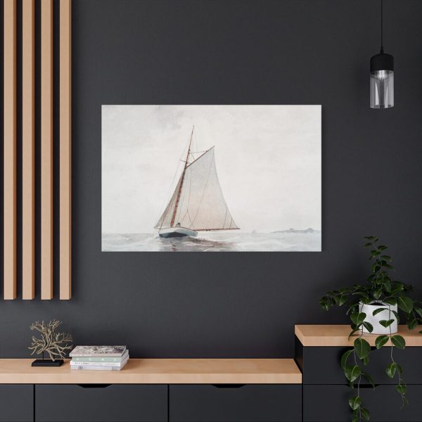 91638-38.jpg Sailing off Gloucester by Winslow Homer Standard Canvas
