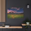 91638-388.jpg Scenic Sky Clouds and Sunset Above Mountains Standard Canvas