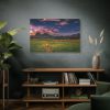 91638-389.jpg Scenic Sky Clouds and Sunset Above Mountains Standard Canvas