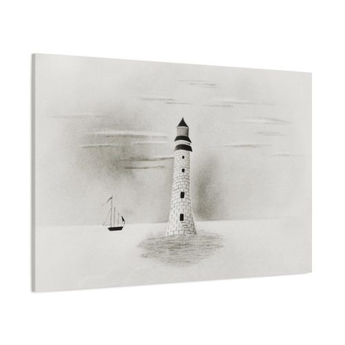 Eddystone Lighthouse by Mary Altha Nims Standard Canvas