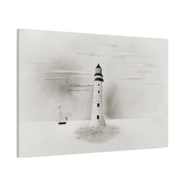 91638-40.jpg Eddystone Lighthouse by Mary Altha Nims Standard Canvas