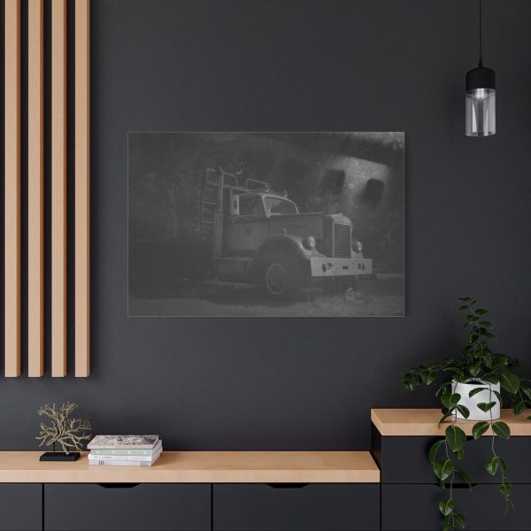 91638-423.jpg Logging Truck Standard Canvas