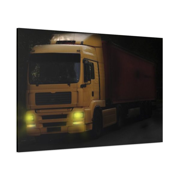 Yellow Truck Standard Canvas