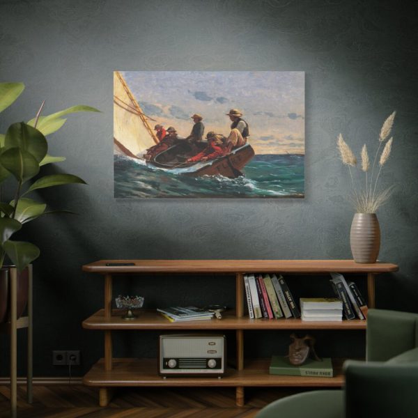 91638-474.jpg The Flirt by Winslow Homer Canvas