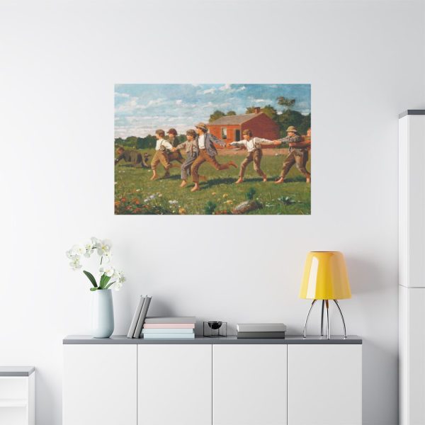 91638-477.jpg Snap the Whip by Winslow Homer Canvas