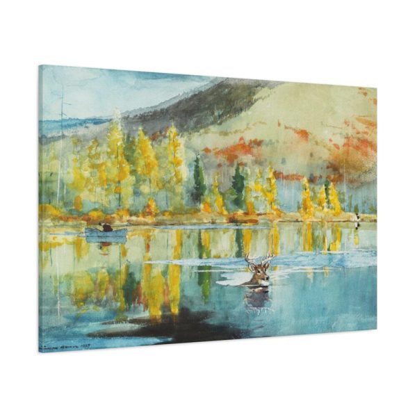 91638-490.jpg An October Day by Winslow Homer Canvas