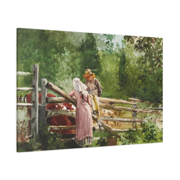 91638-500.jpg Feeding Time by Winslow Homer Standard Canvas