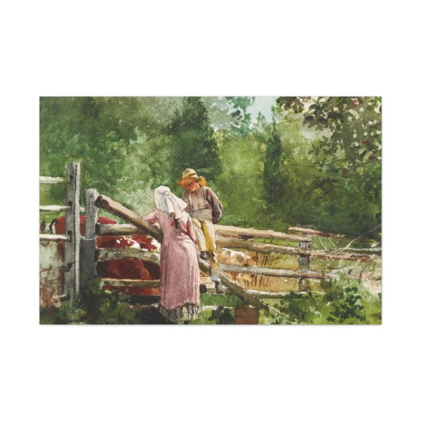 91638-501.jpg Feeding Time by Winslow Homer Standard Canvas