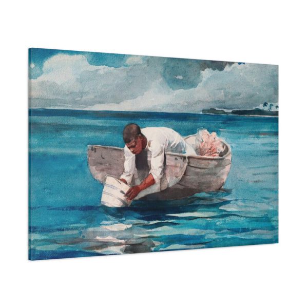 The Water Fan by Winslow Homer Canvas