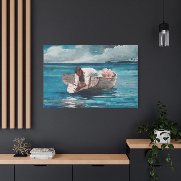 The Water Fan by Winslow Homer Canvas