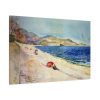 91638-80.jpg On the Beach below the Promenade des Anglais Standard Canvas