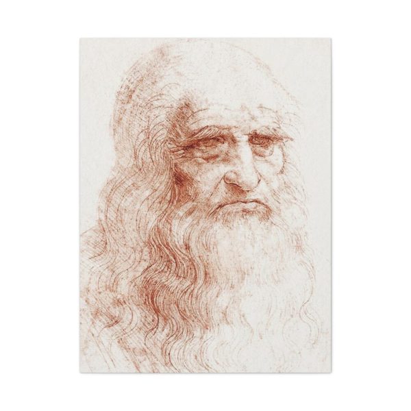 91654-1.jpg Self-portrait by Leonardo da Vinci Standard Canvas