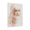 91654.jpg Self-portrait by Leonardo da Vinci Standard Canvas