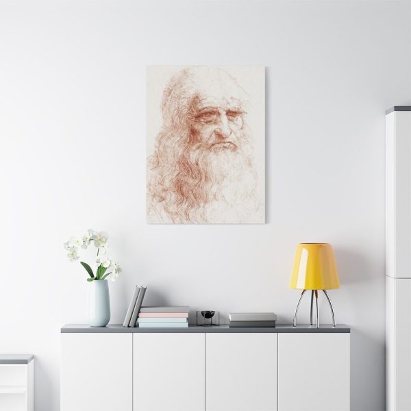 91654-2.jpg Self-portrait by Leonardo da Vinci Standard Canvas