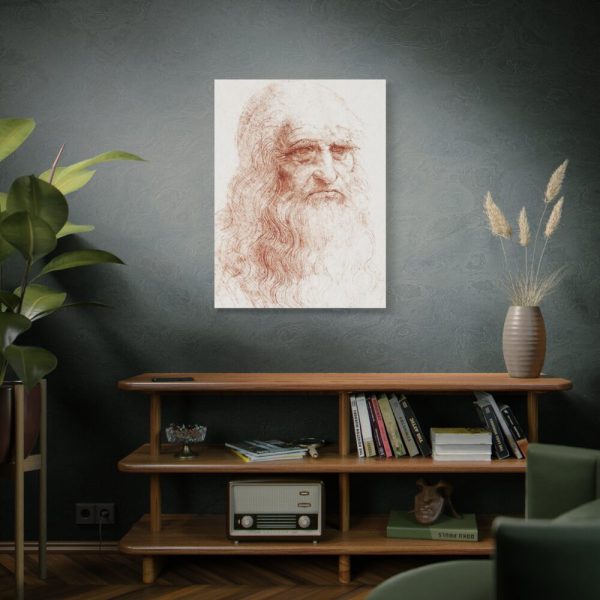 91654-4.jpg Self-portrait by Leonardo da Vinci Standard Canvas