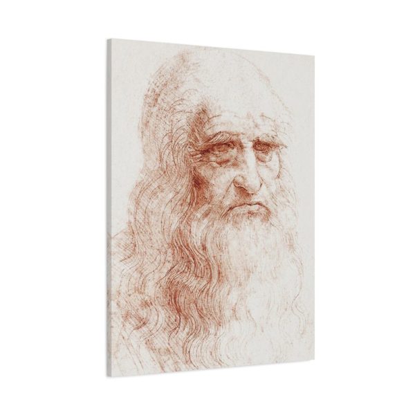 91654.jpg Self-portrait by Leonardo da Vinci Standard Canvas
