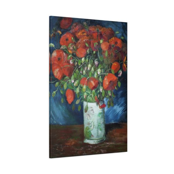 91655-110.jpg Vase with Poppies by Vincent van Gogh Standard Canvas