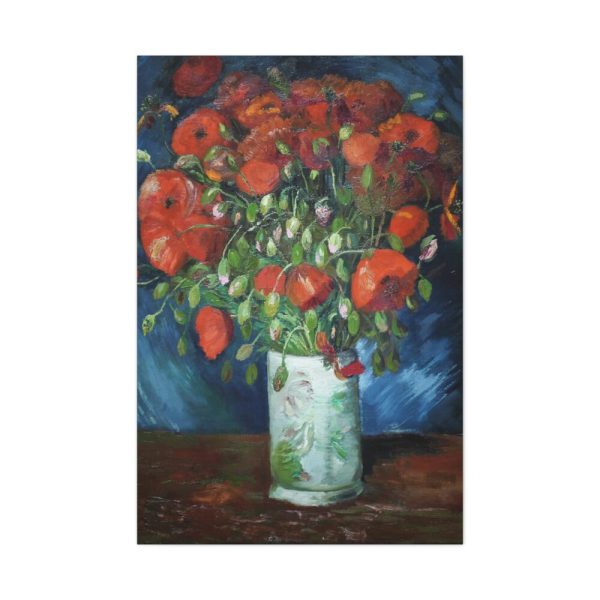 91655-111.jpg Vase with Poppies by Vincent van Gogh Standard Canvas