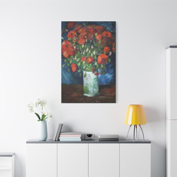 91655-112.jpg Vase with Poppies by Vincent van Gogh Standard Canvas
