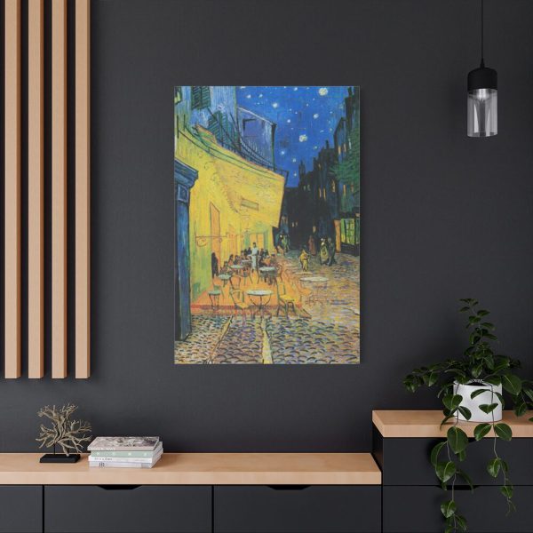Café Terrace at Night by Vincent van Gogh Standard Canvas