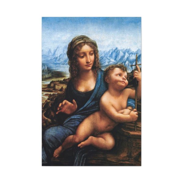 Madonna of the Yarnwinder by Leonardo da Vinci Standard Canvas