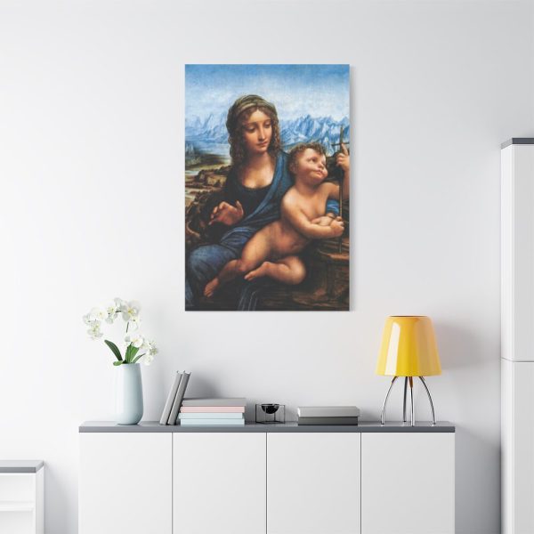 Madonna of the Yarnwinder by Leonardo da Vinci Standard Canvas
