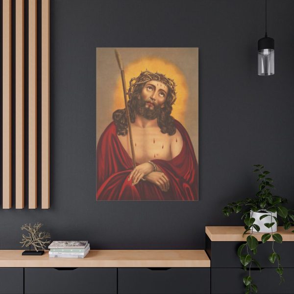 91655-13.jpg Jesus Christ With Crown of Thorns Standard Canvas