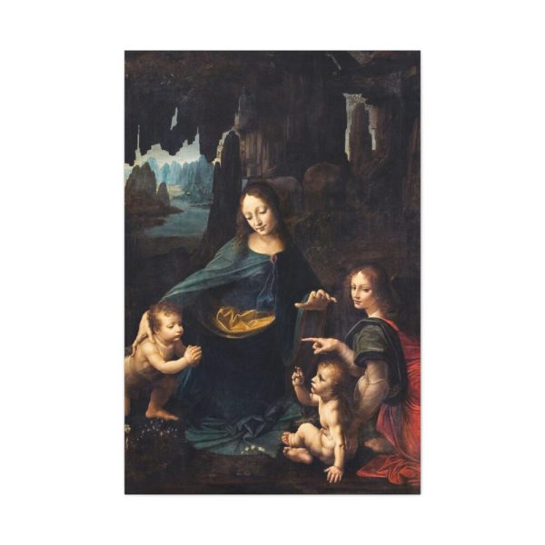 91655-136.jpg The Virgin of the Rocks by Leonardo da Vinci Standard Canvas