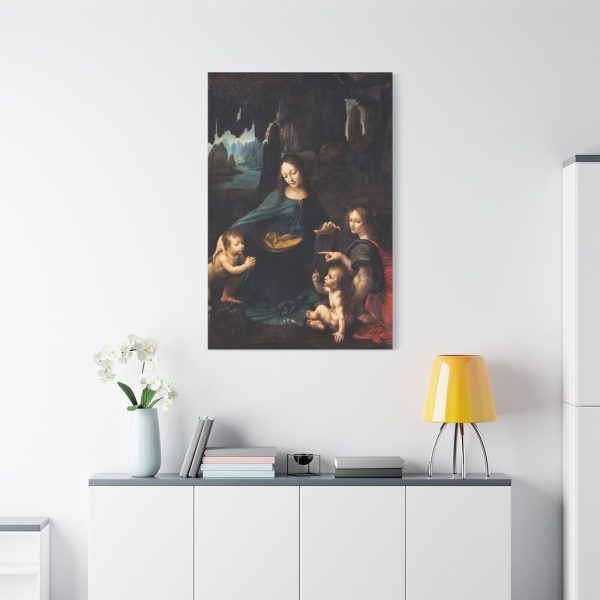 91655-137.jpg The Virgin of the Rocks by Leonardo da Vinci Standard Canvas