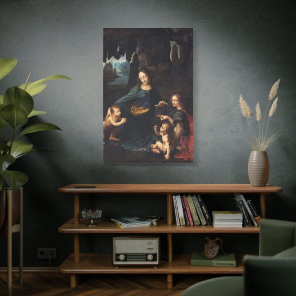 91655-139.jpg The Virgin of the Rocks by Leonardo da Vinci Standard Canvas