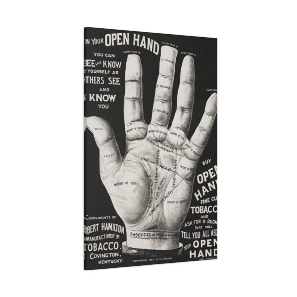 91655-150.jpg Open Hand Palm reading Standard Canvas