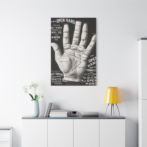 91655-152.jpg Open Hand Palm reading Standard Canvas