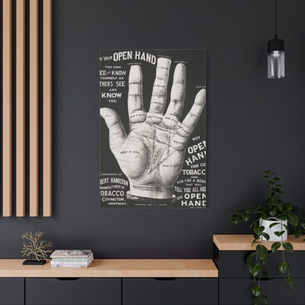 91655-153.jpg Open Hand Palm reading Standard Canvas