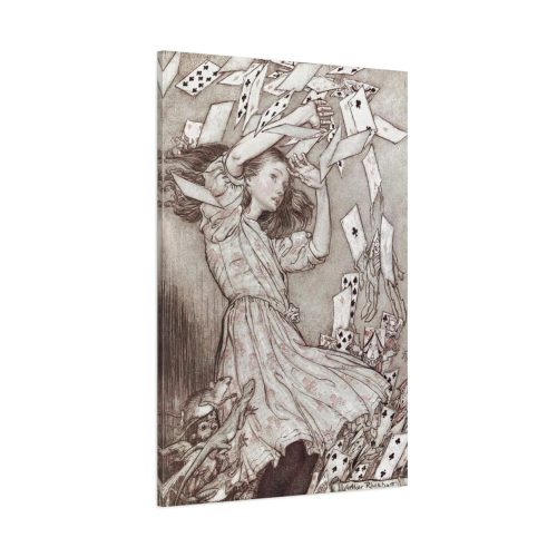 Alice's Adventures in Wonderland by Lewis Carroll Standard Canvas