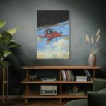 Vintage Air Travel by Harry Grant Dart Standard Canvas - Image 5