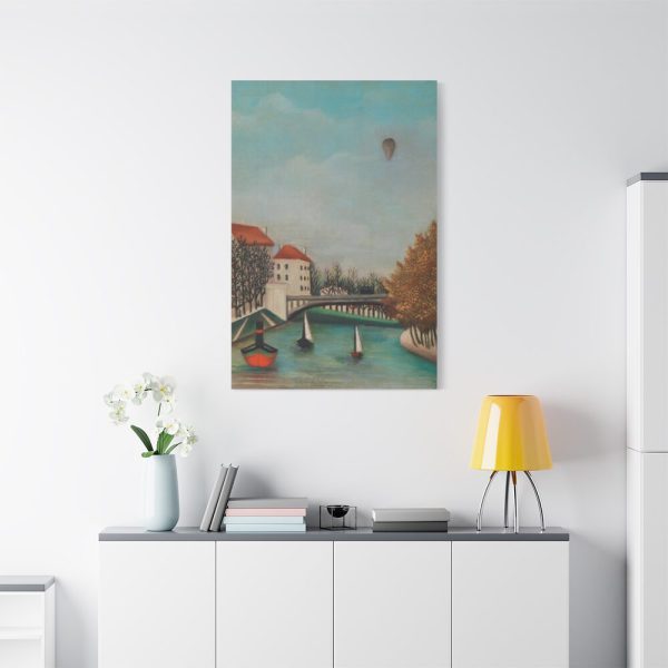 Study for View of the Pont de Sèvres by Henri Rousseau Standard Canvas
