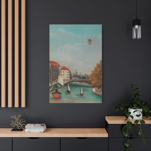 Study for View of the Pont de Sèvres by Henri Rousseau Standard Canvas