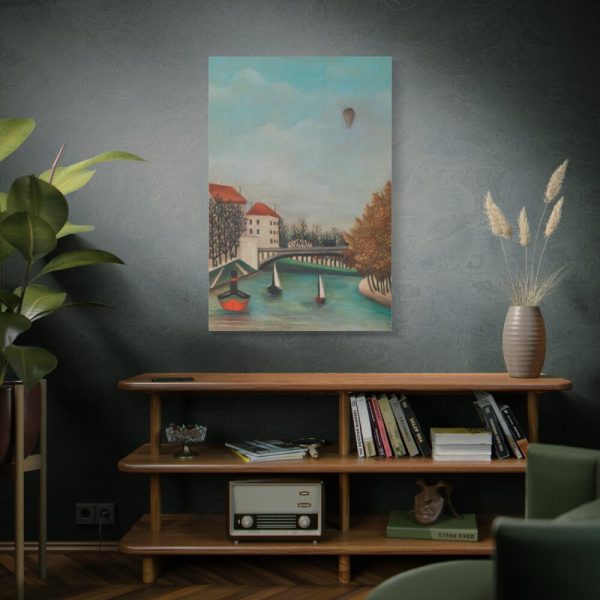 Study for View of the Pont de Sèvres by Henri Rousseau Standard Canvas