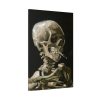 91655-190.jpg Head of a Skeleton With a Burning Cigarette by Vincent van Gogh Standard Canvas