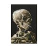 91655-191.jpg Head of a Skeleton With a Burning Cigarette by Vincent van Gogh Standard Canvas