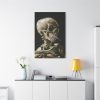 91655-192.jpg Head of a Skeleton With a Burning Cigarette by Vincent van Gogh Standard Canvas