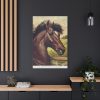 91655-198.jpg Vintage Horse Illustration Standard Canvas