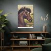 91655-199.jpg Vintage Horse Illustration Standard Canvas