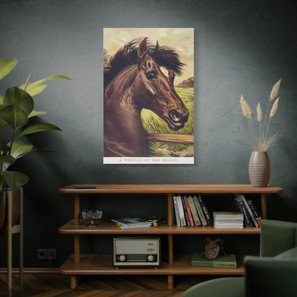 91655-199.jpg Vintage Horse Illustration Standard Canvas
